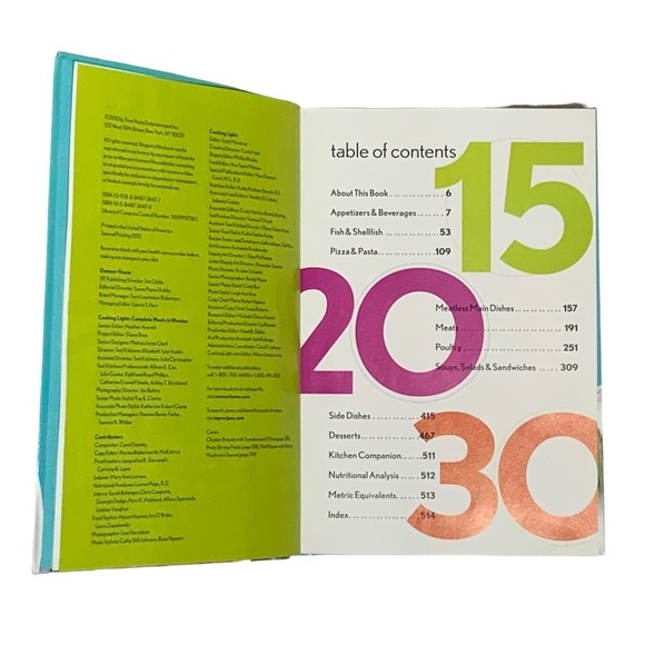 Cooking Light Complete Meals in Minutes Over 700 Quick Healthy Recipes 528 Pages - Picture 7 of 15